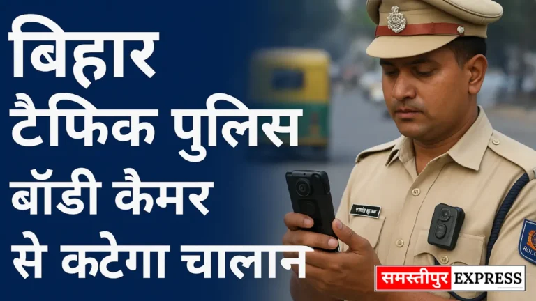 बिहार ट्रैफिक पुलिस बॉडी कैमरे से अब कटेगा चालान