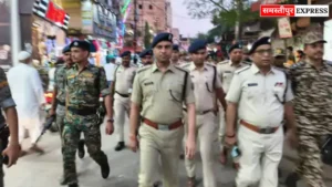 समस्तीपुर में पुलिस और अर्धसैनिक बलों का फ्लैग मार्च: शांतिपूर्ण चुनाव के लिए प्रशासन अलर्ट