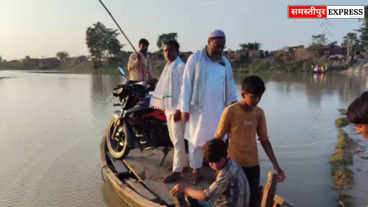 हसनपुर में करेह नदी का जलस्तर तेजी से बढ़ा, सिरसिया गांव के चारों ओर फैला पानी