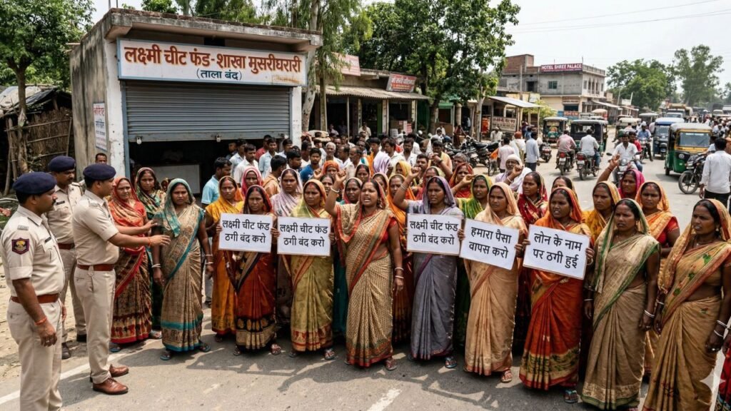 समस्तीपुर न्यूज़: लोन के नाम पर लाखों की ठगी, कंपनी दफ्तर पर ताला देख भड़के लोग, सड़क जाम | Samastipur Express