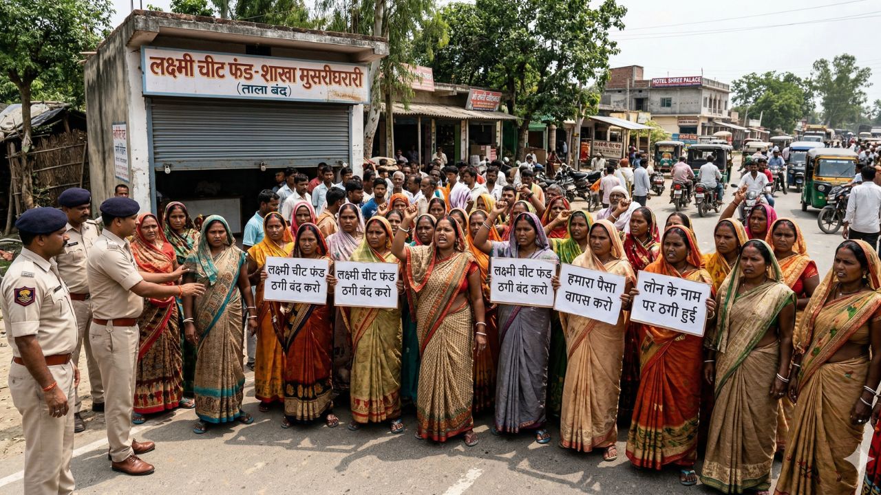 समस्तीपुर न्यूज़: लोन के नाम पर लाखों की ठगी, कंपनी दफ्तर पर ताला देख भड़के लोग, सड़क जाम | Samastipur Express